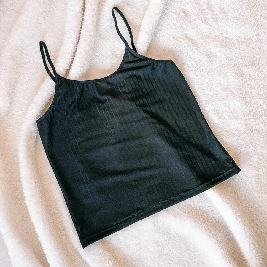 Patrón Musculosa básica de tirantes - Imagen 6