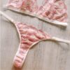 Patrón tanga tiro medio de tiras