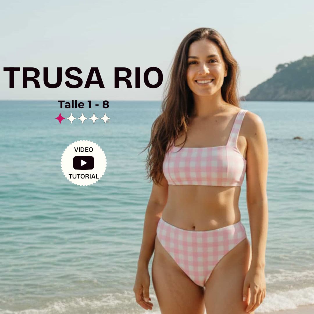 Trusa tiro alto Rio - patrón para imprimir