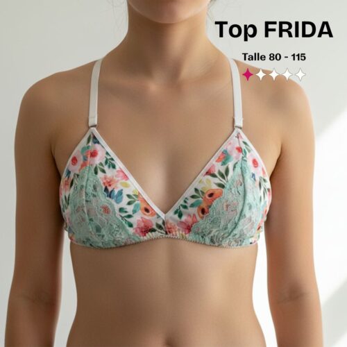 Top Frida con recorte - Patrón para imprimir en PDF