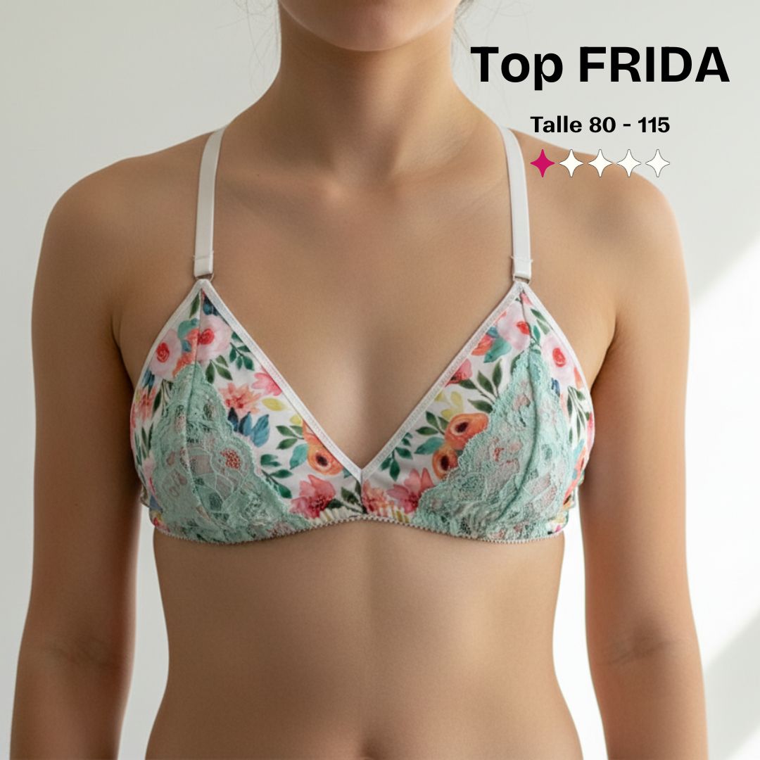 Top Frida con recorte - Patrón para imprimir en PDF