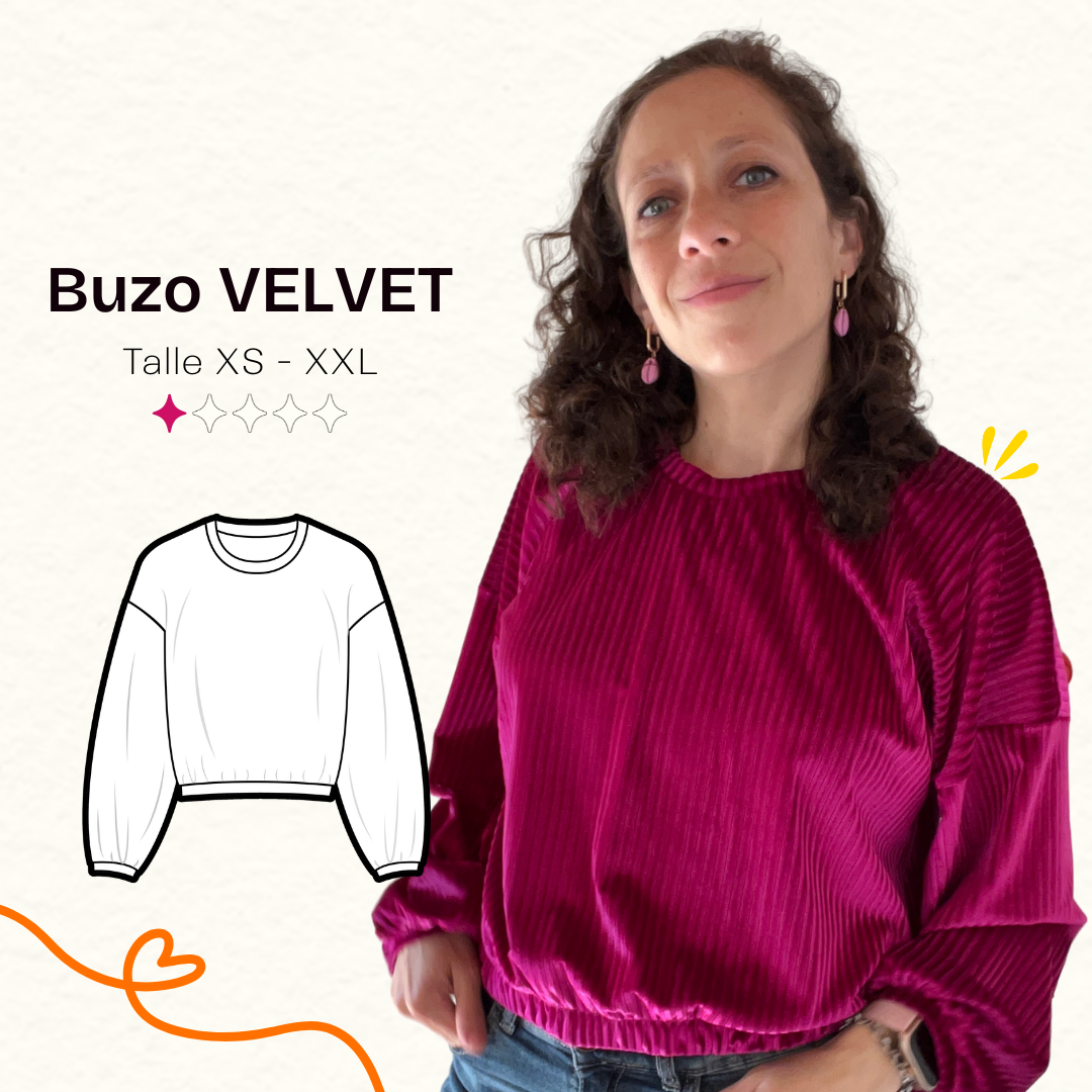 Buzo Velvet - Patrón para imprimir