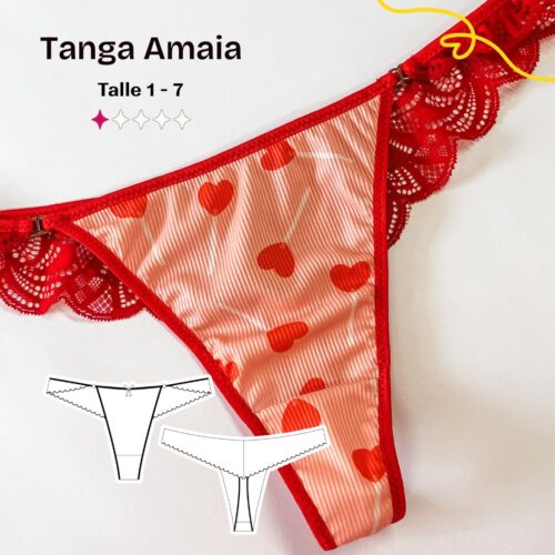 Tanga Amaia - Patrón para imprimir