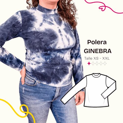 Polera Ginebra - Patrón para imprimir