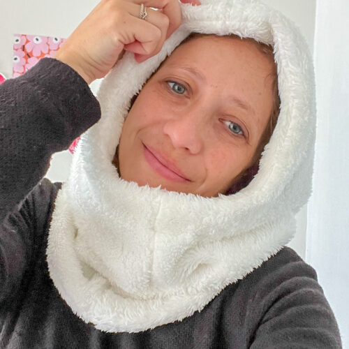Cuello con capucha "balaclava"- Patrón para imprimir