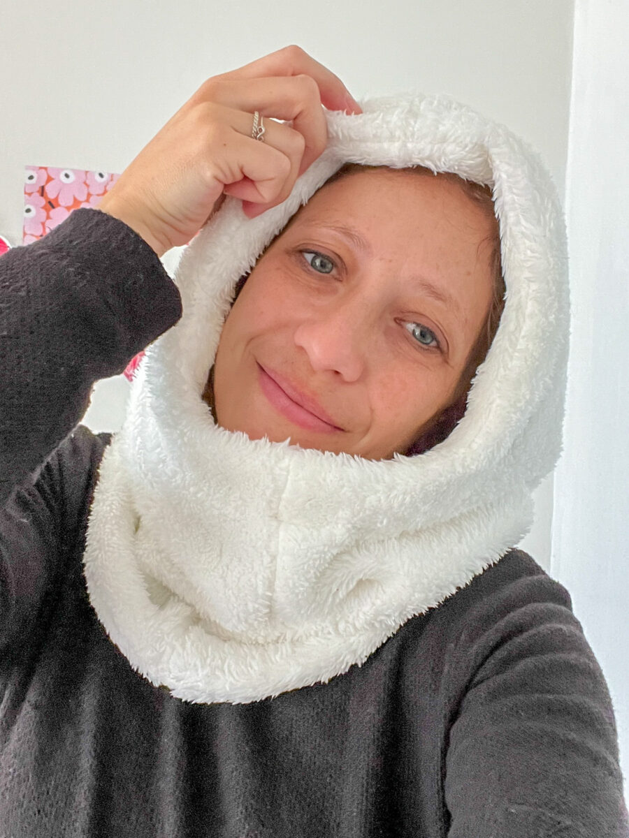Cuello con capucha "balaclava"- Patrón para imprimir