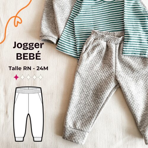 Jogger bebé - Patrón para imprimir