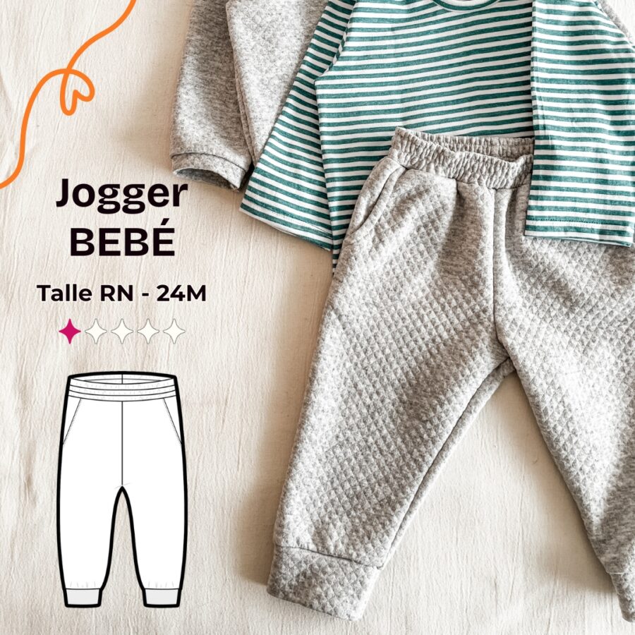 Jogger bebé - Patrón para imprimir