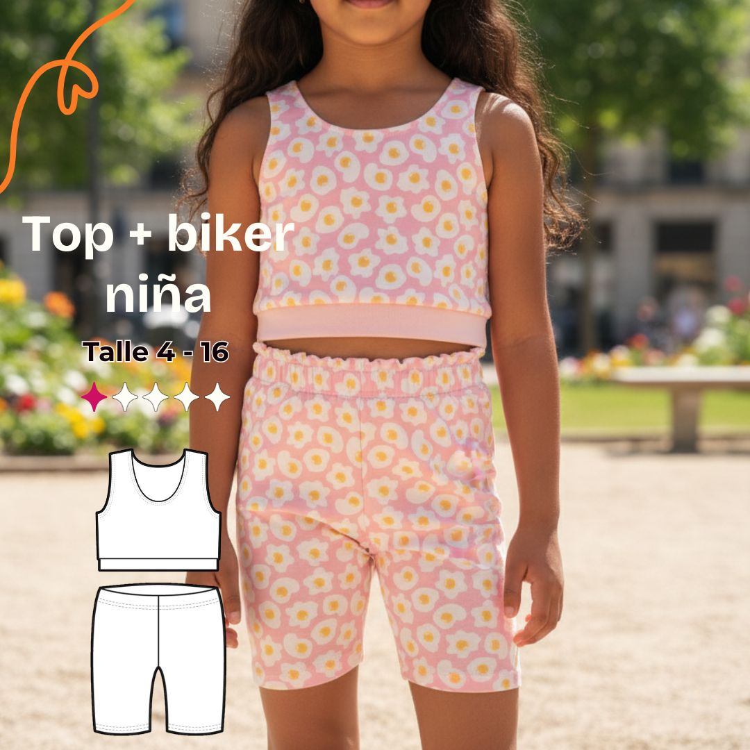 Top + biker Helena COMBO | + VIDEOS GRATIS